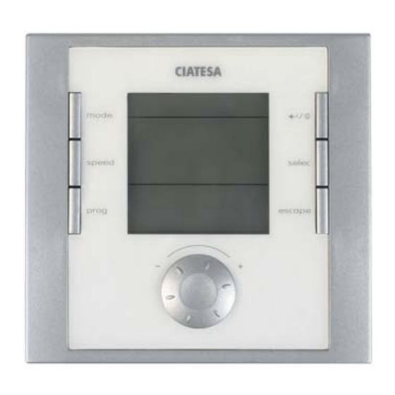 CIATESA GESCLIMA DOMO Manual De Regulación
