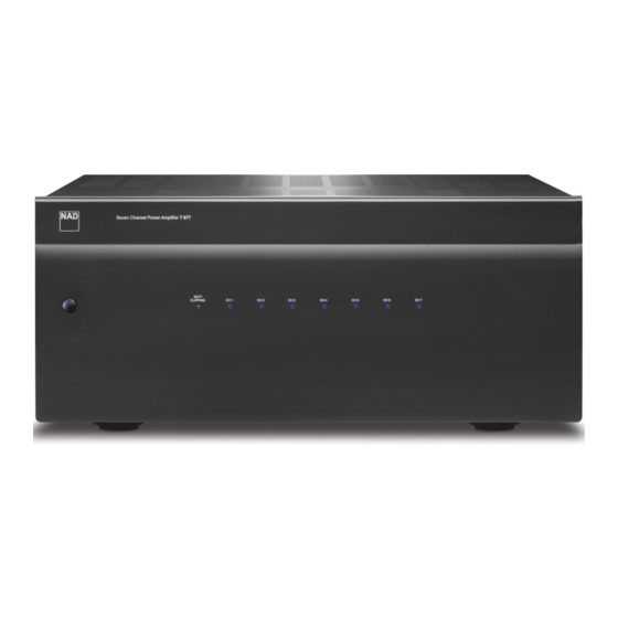 NAD T 977 Manual Del Usuario