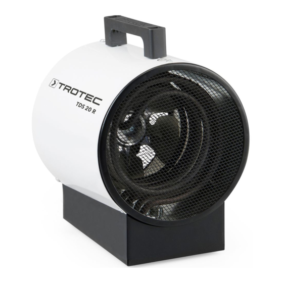 Trotec TDS 20 R Manual De Instrucciones