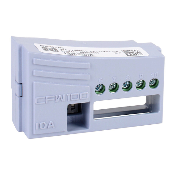 WEG CFW100-IOA Guía De Instalación, Configuración Y Operación