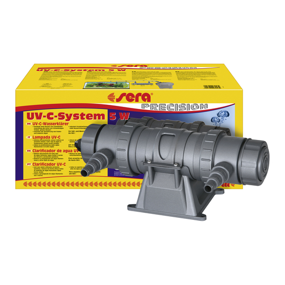 Sera UV-C-System 5 W Manual De Instrucciones