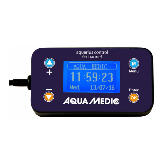 Aqua Medic aquarius control Manual De Instrucciones