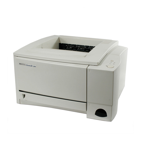 HP LaserJet 2100 Manuales