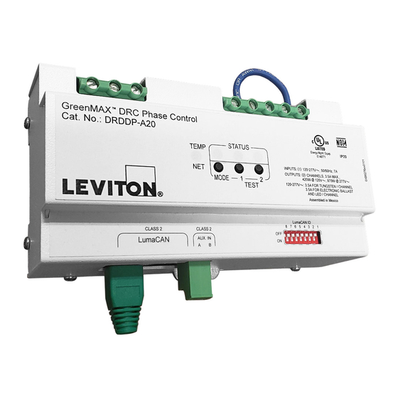 Leviton GreenMAX DRC Manual De Instrucciones