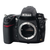 Nikon D700 Manual Del Usuario