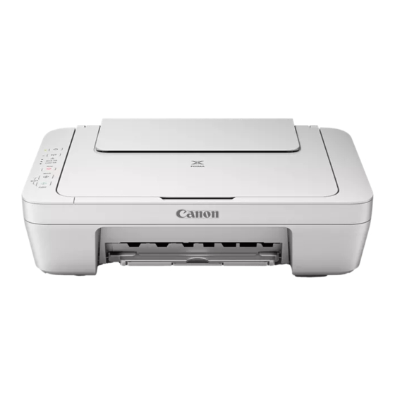 Canon PIXMA MG2900 Serie Guía De Inicio