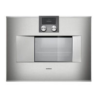 Gaggenau BS 470 Instrucciones De Uso
