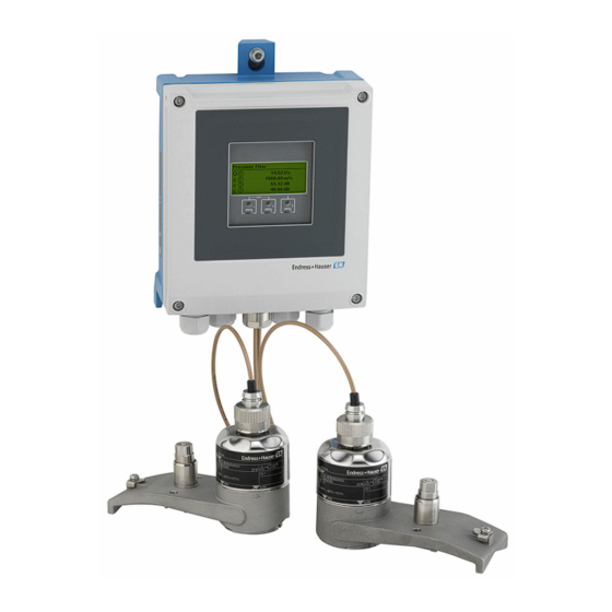 Endress+Hauser Proline Prosonic Flow W 400 Manual De Instrucciones