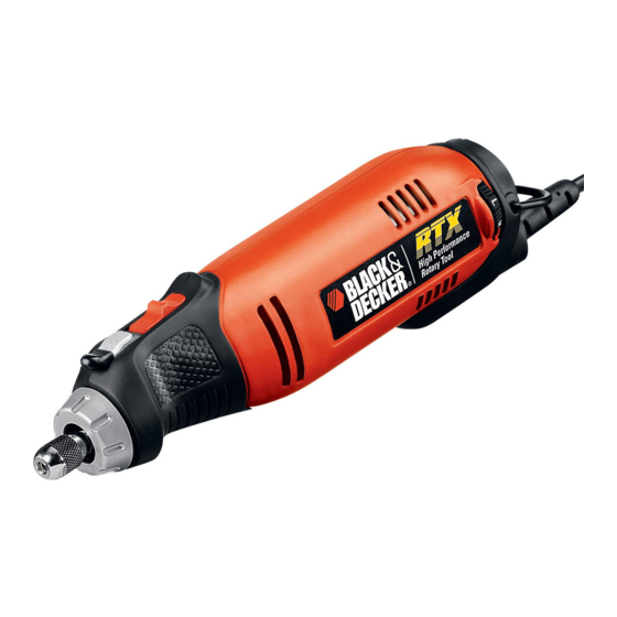 Black and Decker RTX Guia De Inicio Rapido