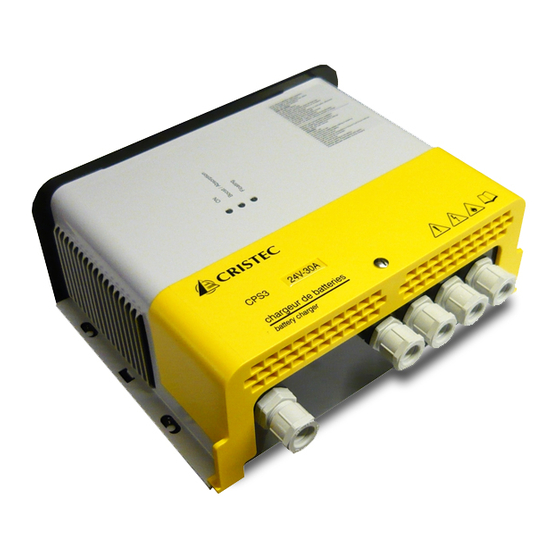 Cristec CPS3 12V/16A Manual Del Usuario