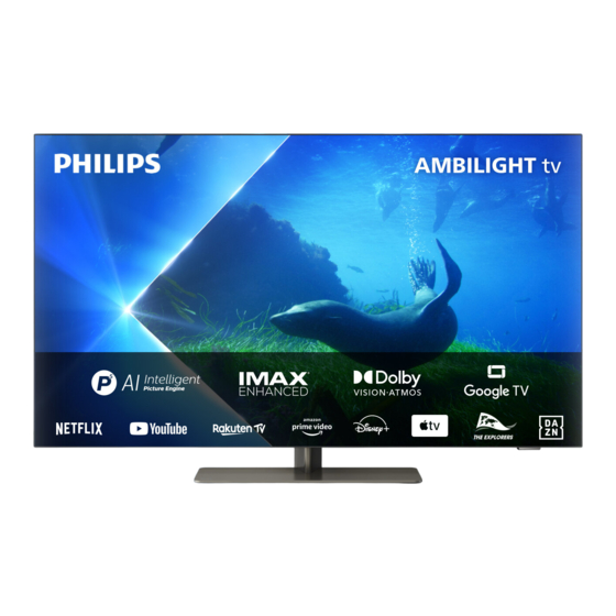 Philips 42OLED808 Manual De Usuario