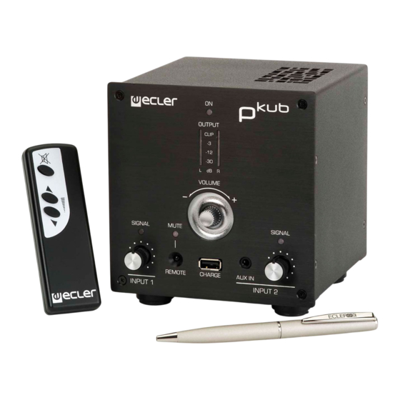 Ecler PKUB Manual De Instrucciones
