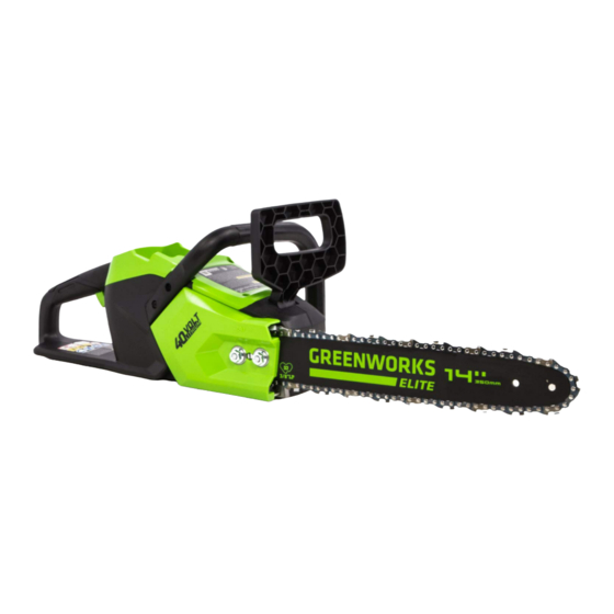 GreenWorks CS-140-T Manuales