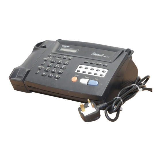 Brother FAX-515 Manual Del Usario