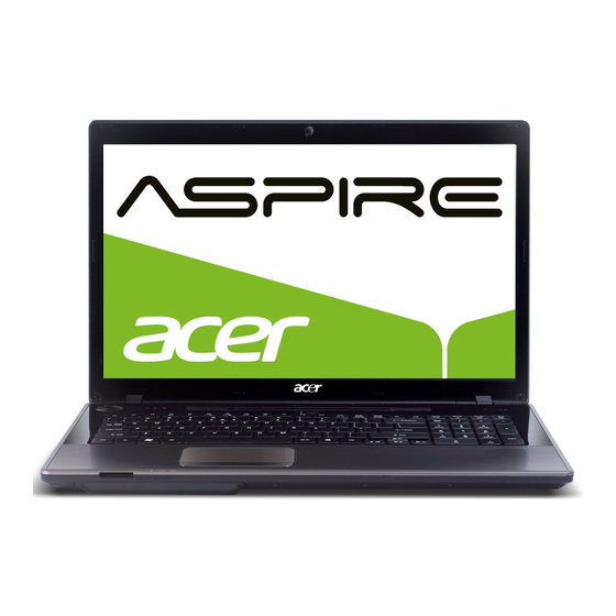 Acer Aspire 7750 Guía Rápida