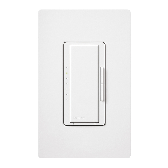 Lutron MAESTRO C-L MACL-153M Manual De Instrucciones