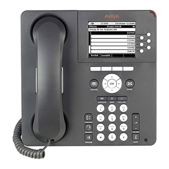 Avaya one-X 9630 Guía De Usuario