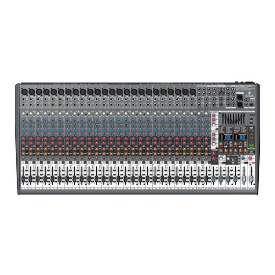 Behringer EURODESK SX3242FX Instrucciones