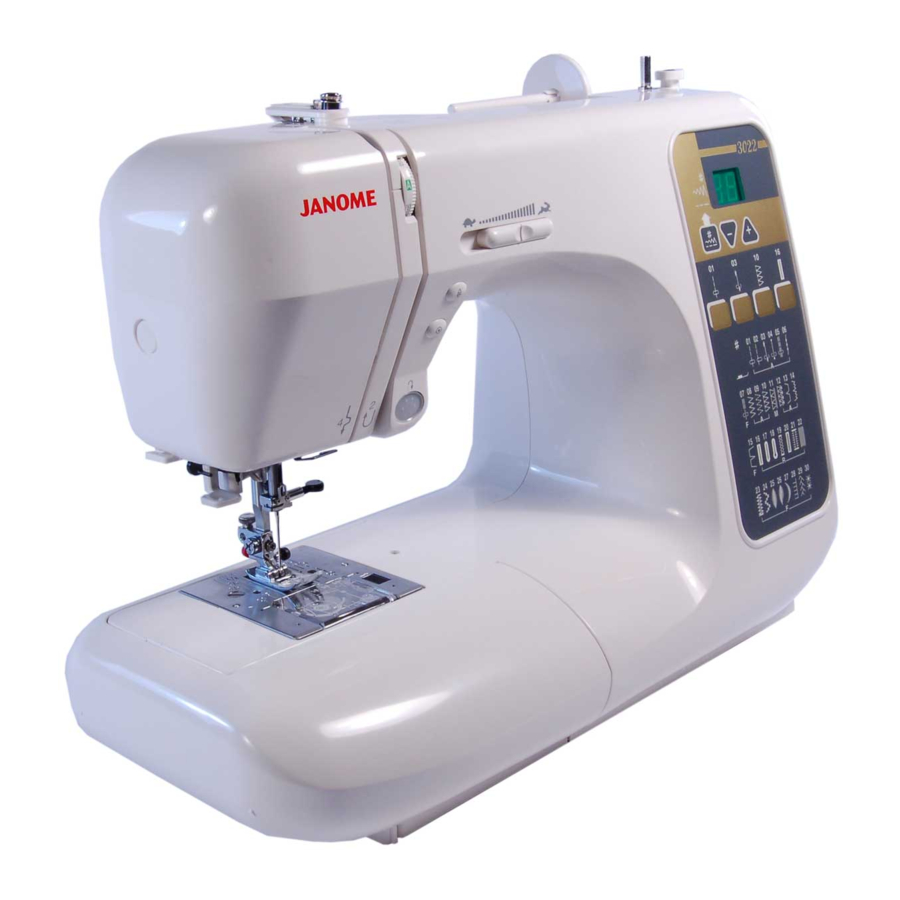 Janome 3022 Manual De Instrucciones