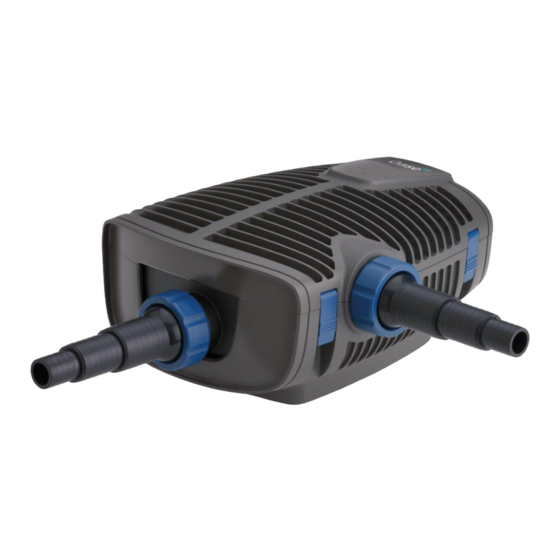 Oase AquaMax Eco Premium Serie Puesta En Marcha