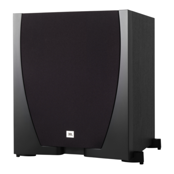 Harman JBL SUB 550P Guia Del Usuario