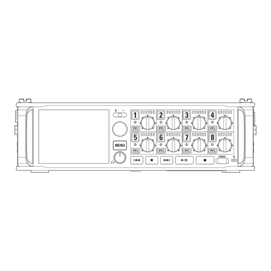 Zoom F8n Pro Guia De Inicio Rapido