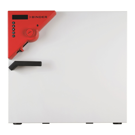 Binder BF 53 Manual De Funcionamiento