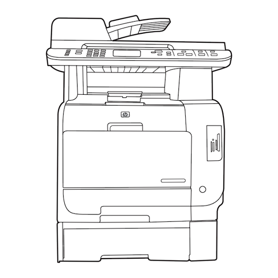 HP Color LaserJet CM2320 MFP Serie Guia Del Usuario