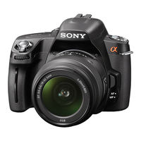 Sony DSLR-A390 Manual De Instrucciones