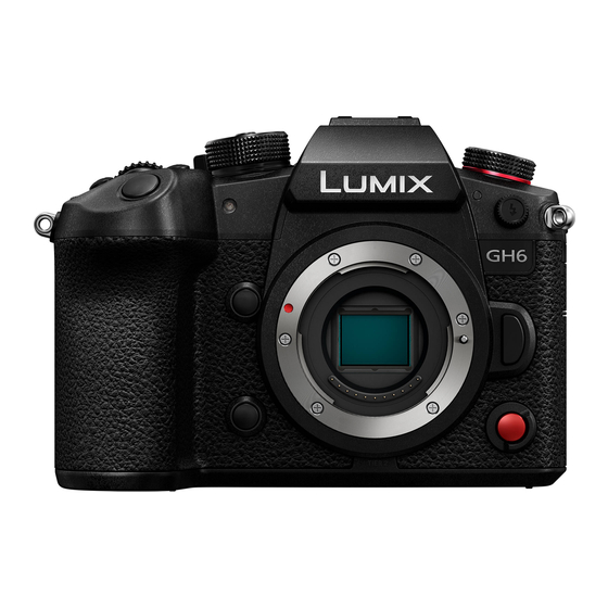 Panasonic Lumix DC-GH6 Instrucciones De Funcionamiento