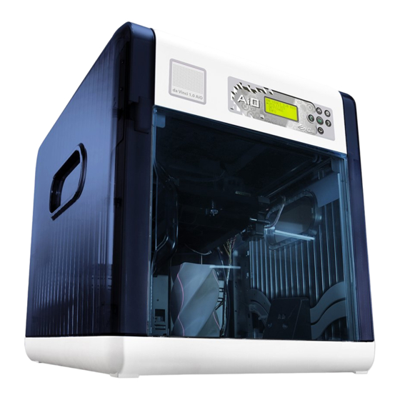 XYZprinting da Vinci 1.0 AiO Manuales