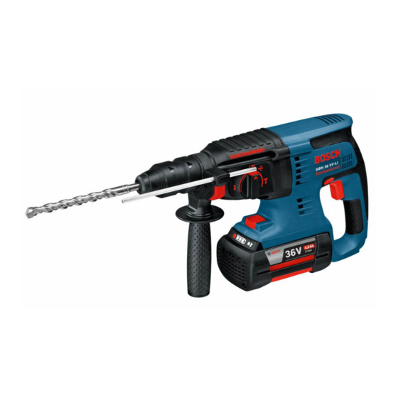 Bosch GBH 36 V-LI Professional Manual Original