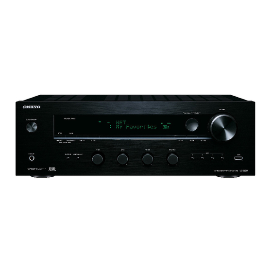 Onkyo TX-8130 Serie Manual De Instrucciones