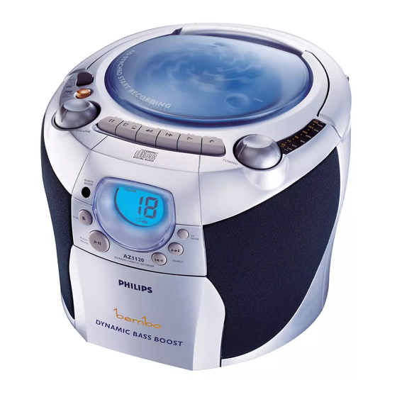 Philips AZ 1120 Manual De Instrucciones