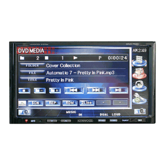 Kenwood DNX7100 Manual De Instrucciones