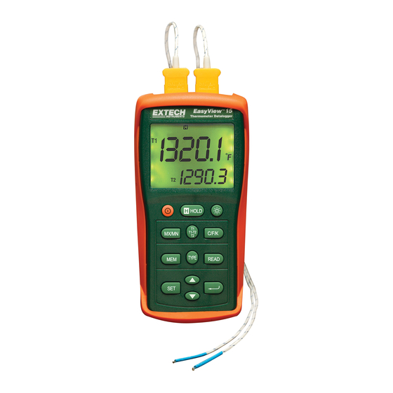 Extech Instruments EA15 Guia Del Usuario