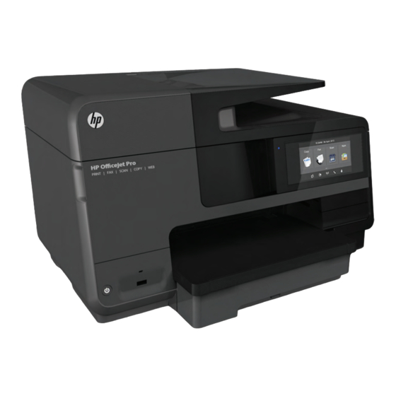 HP Officejet Pro 8610 Manual Del Usuario