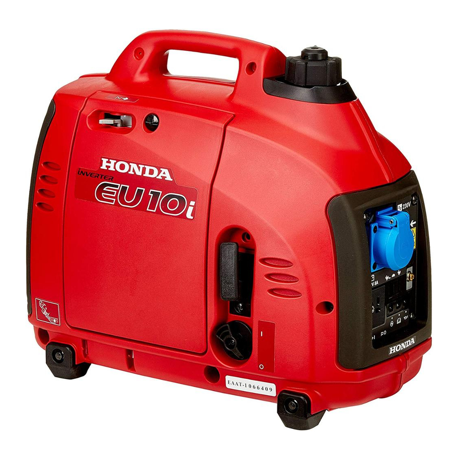 Honda EU10i Manual Del Propietário