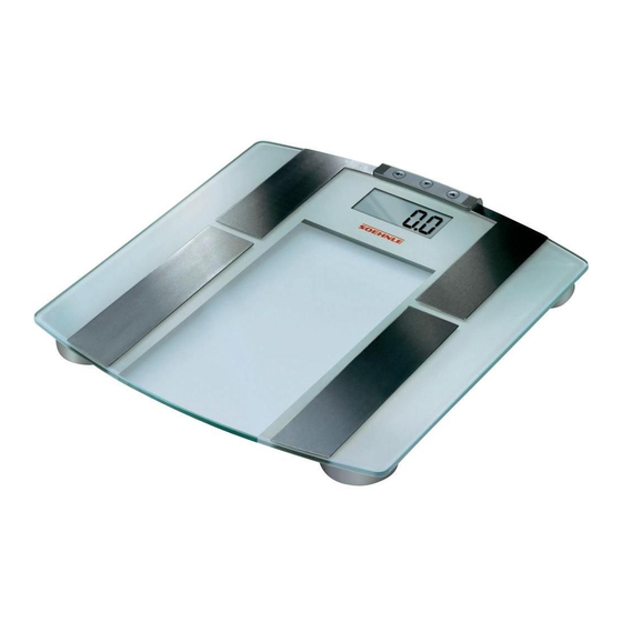 Soehnle Body Balance Shape F3 Instrucciones De Manejo