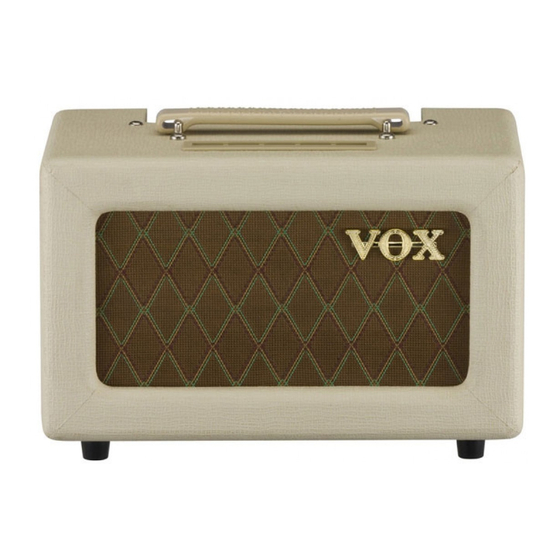 Vox AC4TVH Manual De Usuario