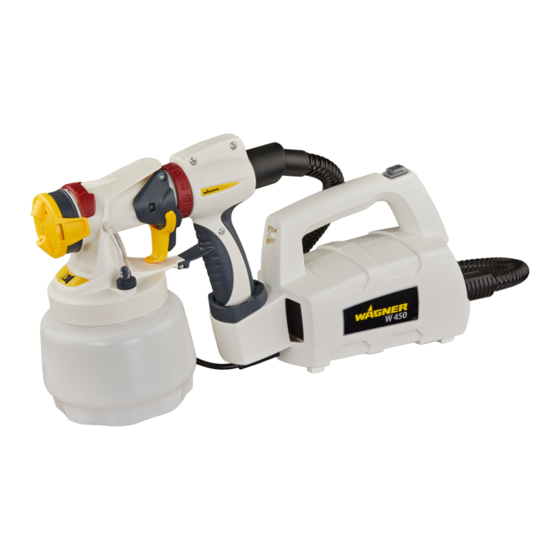 WAGNER WALL SPRAYER W 450 Manual De Instrucciones