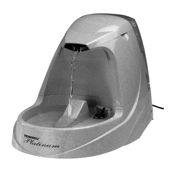 Petsafe Drinkwell Platinum Manual De Funcionamiento