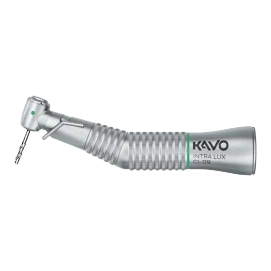 KaVo INTRA LUX shank CL 09 Instrucciones De Uso