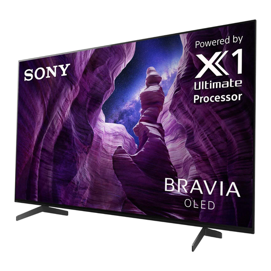 Sony BRAVIA OLED XBR-65A8H Guía De Configuración