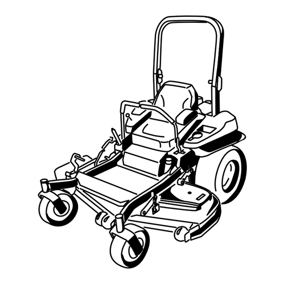 Toro Z Master Commercial 2000 Serie Manual Del Operador