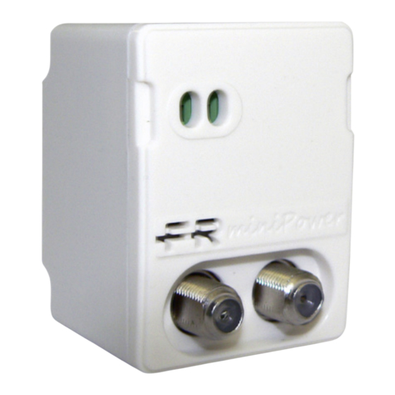 Fracarro MINIPOWER 12 Instrucciones De Funcionamiento