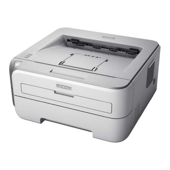 Ricoh SP 1210N Guía De Configuración Rápida