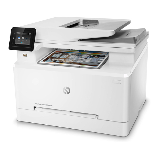 HP LaserJet Pro MFP M282 Manual De Instrucciones