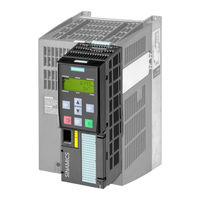 Siemens SINAMICS G120 Inicio Rápido