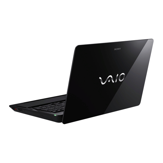 Sony Vaio VPCC Serie Manuales